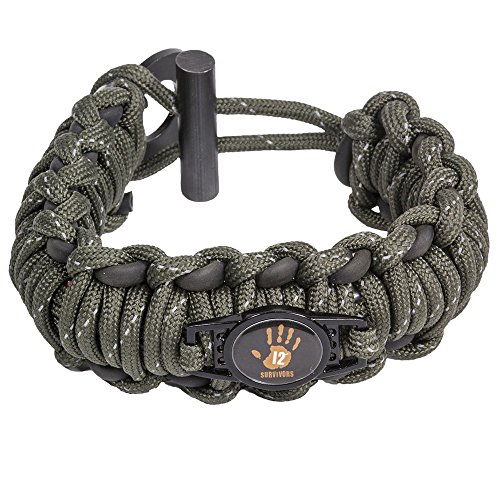 12 Survivors Paracord Survival Band (Certified Refurbished) - Thumbnail 2