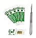 10 Sterile #11 Surgical Blades with FREE #3 Scalpel Knife Handle Medical Dental
