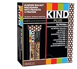 KIND Bars, Almond Walnut Macadamia + Protein, Gluten Free, 10g Protein, 1.4 Ounce Bars, 12 Count