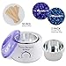 Wax Warmer, Hair Removal Waxing Kit Electric Hot Wax Heater for Facial &Bikini Area& Armpit with Hard Wax Beans and Wax Applicator Sticks - Self-waxing Spa in Home