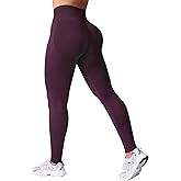 VOYJOY Women Seamless Impact Leggings Scrunch Workout Leggings Medium Waist Tummy Control Butt Lifting Gym Yoga Pants