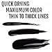 BaeBlu Organic Liquid Eyeliner, 24 Hour Wear, Waterproof, Non-Irritating 100% Natural, Gluten Free, Onyx