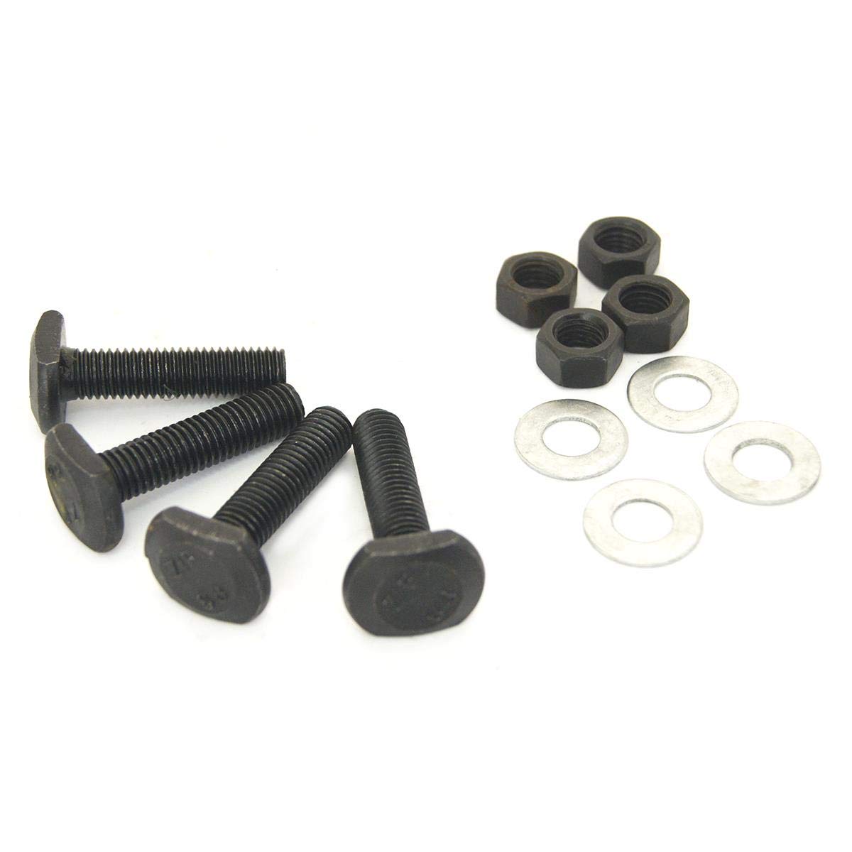 4PCs T Shape Bench Vice Milling Table Lathe Tool Bolt Screw Fixing (12x80)