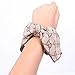Girliber Hair Scrunchies, Hair Elastic Tie, Ribbon Scrunchie, Handmade Hair Scrunchies for Girls and Women, Overlock Ribbon Scrunhie