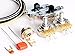 ToneShaper Guitar Wiring Kit, For Fender Mustang (Black Switches)