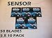 Gillette Sensor - 50 Blades (5 x 10 or 10 x 5 Packs)