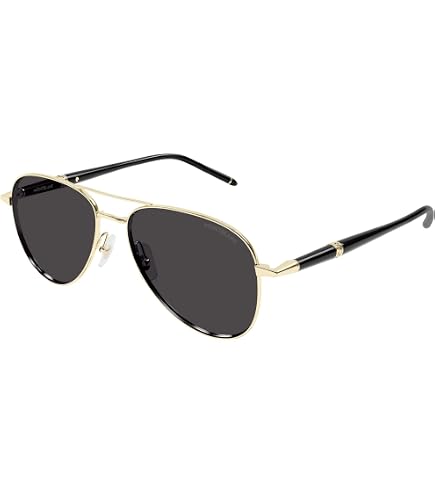 Amazon.com: MONTBLANC SUNGLASSES MB0311S GOLD-GOLD-GREEN 58  display picture 2