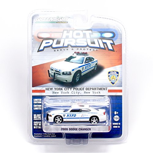 Greenlight Hot Pursuit Series 13 - New York Police Department NYPD 2009 Dodge Charger