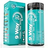 Water Test Kit 9-Way 100ct, Test Strips For Water, Pool, Spa, Water Purifier and Potable Water Sources, Detects, Copper, Lead, Flouride pH, Free Chlorine, Nitrite and More, 30-Second Results