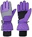 Simplicity Women's 3M Thinsulate Waterproof Outdoors Ski Gloves,S,Purple