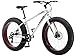 Mongoose Men’s Malus Cruiser Bicycle, 18″/Medium, Silverthumb 1