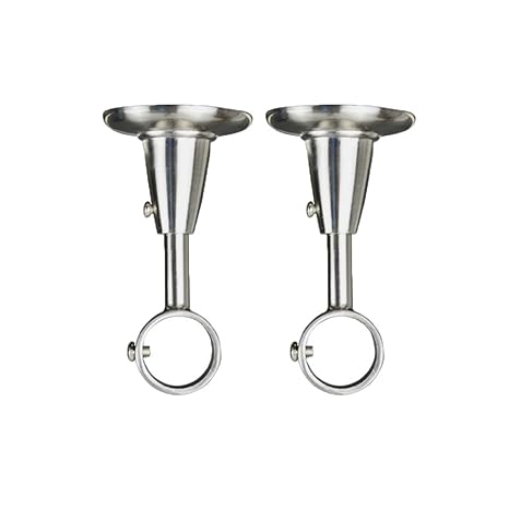 Amazon.de: 2ST Deckenhalterung Drapierung Gardinenstange Halterung