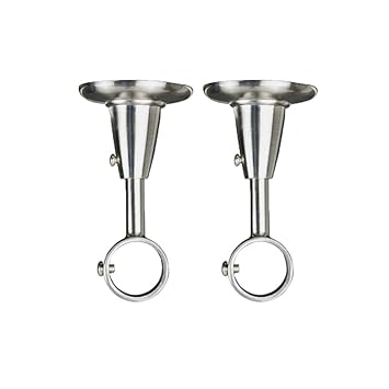 Amazon.de: 2ST Deckenhalterung Drapierung Gardinenstange Halterung