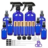 Glass Spray Bottle Kits, Eternal Moment Cobalt Blue
