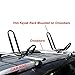 LEAGUE&CO 2 Pair J-Bar Rack Kayak Carrier Canoe Boat Paddle Board Surfboard Roof Top Mount on Car SUV Crossbar