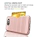 AnoKe Galaxy J3 Emerge/J3 Prime/Amp Prime 2/Express Prime 2/Sol 2/J3 Mission/J3 Luna Pro/J3 Eclipse Case with Screen Protector, Card Slots Shock Proof Back Hard Cases for Galaxy J3 2017 KC2 Rose Gold