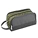 Yeiotsy Toiletry Bag, Light Mesh Travel Toiletry Organizer for Weekend Trip Gym Bag Mens Shaving Kit Bag (Army Green)