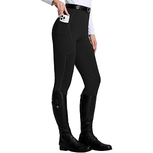 baleaf Women's Horse Riding Pants Full Seat Silicone Breeches | Full Seat Silicone, Non-Slip, Moisture-Wicking, Saddle-Shaped