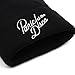 Kokkn Panic At The Disco Winter Warm Knit Beanie Embroidery Hat Winter Skully Letter Beanie Cap (Black)