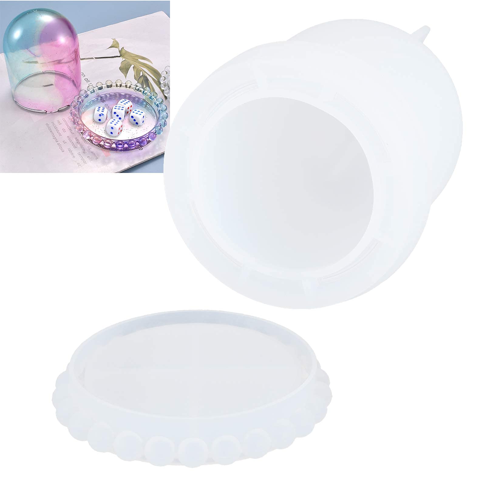 Dice Cup Silicone Mold, Resin Casting Mould for DIY Craft Projects Handcraft Tools