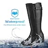 Comfy-Moda-Womens-Waterproof-Winter-Boots-Leather-Fur-Lined-Side-Zipper-Jade