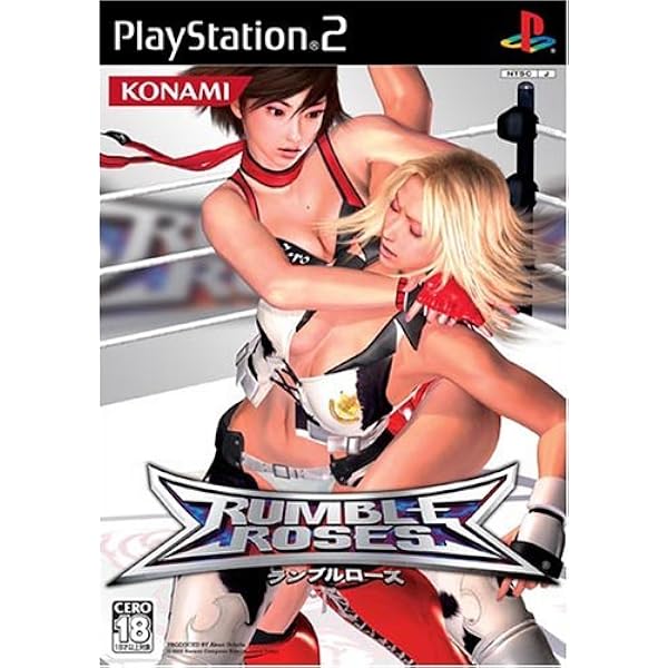 【希少品】ランブルローズ　両面ポスター　PlayStation2 KONAMI SONY PS2 Japan Rumble Roses from Japan PlayStation 2 NTSC-J