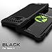 Samsung Galaxy Note 8 case,Feitenn Armor Aluminum Metal case Extreme Alloy Metal Bumper Hybrid Soft Rubber Military Heavy Duty Shockproof Hard Case For Galaxy Note 8 6.3 inch (Black/Black)