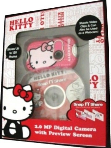 Hello Kitty: 2.0 MP Digital Camera With Preview Screen