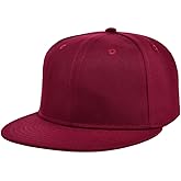 Lids Blank Full Court w/Colored Under Visor Fitted Cap Maroon/Grey
