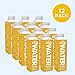 JUST Water Infused - Lemon Flavored Spring Water - Eco-Friendly and Sustainable, Boxed Bottled Water - Low Calorie Beverage with No Artificial Flavors, 8.0 Alkaline pH - 16.9 Oz, (Pack of 12)…