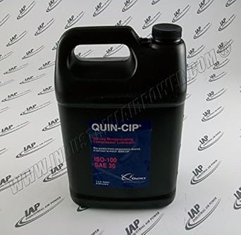 112543g100 Oil Quin Cip 1 Gal Iso 100 Designed For Use With Quincy Air Compressors Amazon Com Industrial Scientific