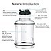 Water Bottle 2.5L Large Water Jug with Handle BPA Free Plastic Sports Water Bottle Wide Mouth and Leakproof for Outdoor Gym Travel Office Home