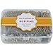 ScivoKaval Bobby Pins Bulk Champagne Gold for Blonde 300 Count Hair Bob Pins Bulk in a Case Box Tub