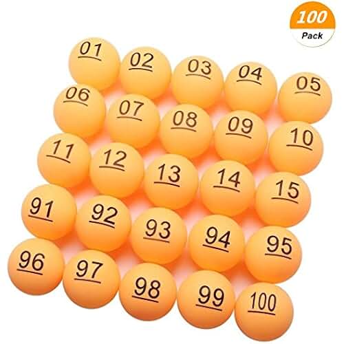 numbered raffle balls