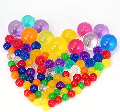 Water Beads, 50000 Pcs, Rainbow Mix Water Growing Balls for Home Decoration, Plants,Toys