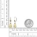 Gem Stone King 925 Sterling Silver Citrine Drop Earrings For Women (10.00 Cttw, Gemstone Birthstone, Briolette Cut 12X8MM)