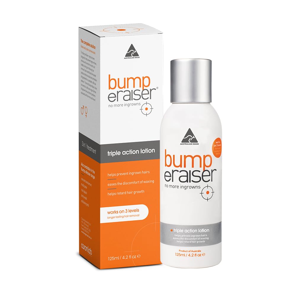 Bump eRaiser Triple Action Lotion 3 in 1 for Shaving Rash, Ingrown Hair Treatment, Razor Bumps and Razor Burns
