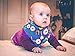 Set of 4 Baby Organic Bandana Drool Bibs for Boys and Girls. 100% Cotton, Soft, Absorbent, Hypoallergenic. Unisex Baby Bibs by Truhapi for Drooling and Teething - Bonus Pocket Wet Bag