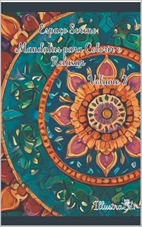 Livro Espaço Sereno: Mandalas para Colorir e Relaxar - Volume 2