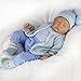 CHAREX Reborn Doll Clothes for 18-20 inch Reborn Toddler Girl Dolls, Includes Hoodie, Shorts, Shirt, Slip-on Shoes, Total 4 pcs Doll Outfit Pajama Clothing Set