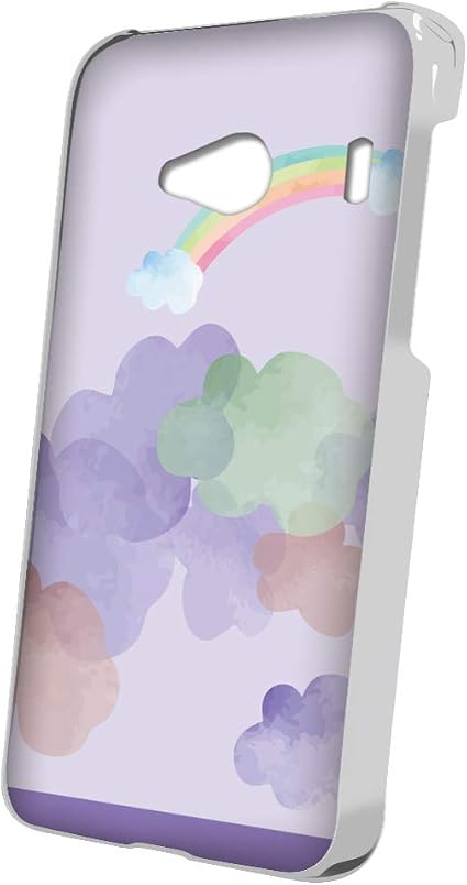 Amazon Co Jp スマq Digno V Kyv42 虹 空 雲 スマホケース ハードケース Kyocera 京セラ ディグノ ブイ Simフリー Ami E パープル 家電 カメラ