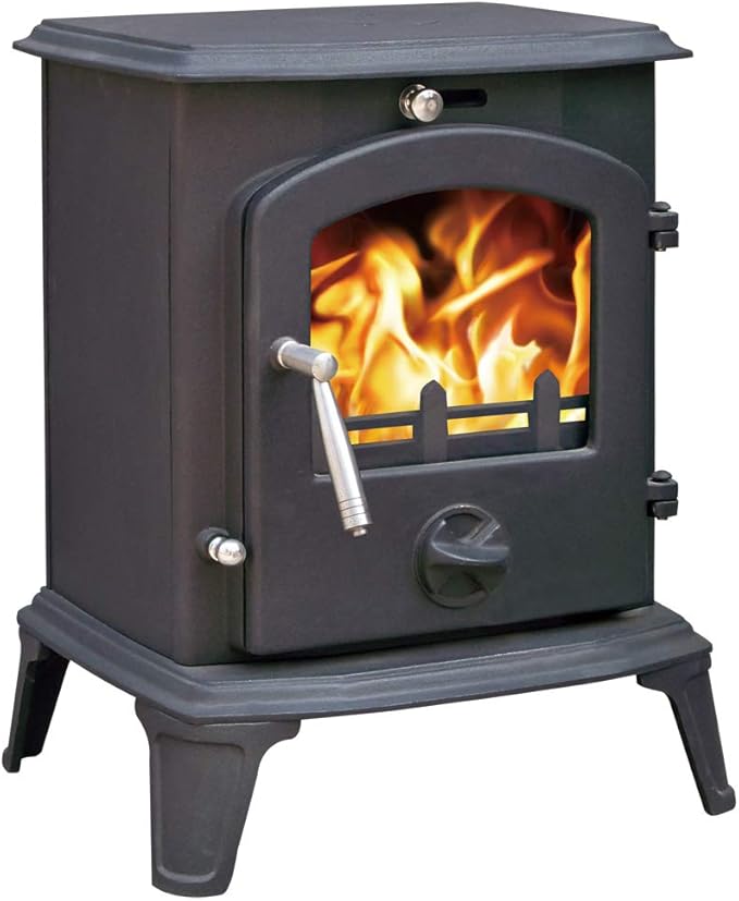 Lincsfire Ingham JA061 Luxury 5.5KW Type B Multifuel Woodburning Stove