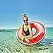 Sakiyr 46 Inch Giant Watermelon Pool Float Summer Outdoor Inflatable Swimming Pool Party Decoration Toys for Adults & Kids With Rapid Valves