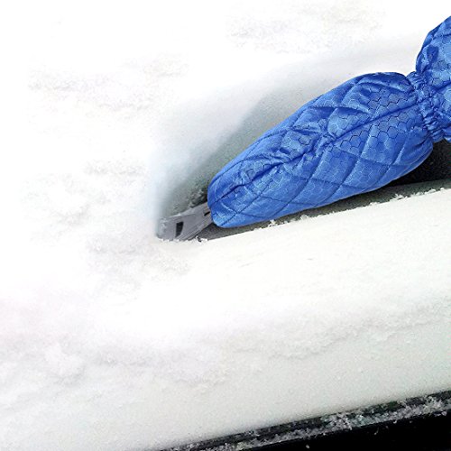 Ice Scraper Mitt Snow Brushes Snow Scrapers for Car Warm Snow Gloves Waterproof Snow Shovel Auto Snow Brush Auto Ice Scraper Scratch Free Auto Snow Removal Shovel Glove Blue - Thumbnail 6