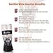Elite Wine Aerator & Wine Preserver Set - Filter Decanter & Vacuum Saver Pump, 4 Bottle Stoppers, Gift Box & eBook - Innovative Experience for Wine Lovers- by BARILLIO