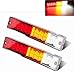 Zxlight 2x 20-LED Car Truck LED Trailer Tail Lights Turn Signal Reverse Brake Light, Stop Rear Flash Light Lamp, DC12V Red-Amber-White, Waterproof IP65 (Pack of 2)