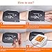 Blood Pressure Monitor Upper Arm, AlphagoMed Automatic Blood Pressure Monitor Large Cuff 9-17 inches, Digital Bp Cuff for Home Use,2 * 90 Memory Mode, Batteries and AC Adapter Included - FDA Approved