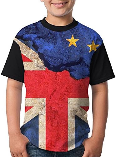 British Flag Unisex Children Printing Short-sleeved T-shirt Tee Small