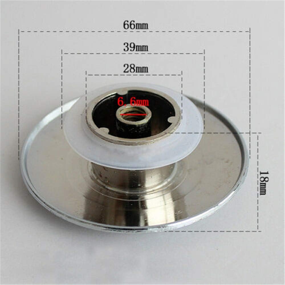 Chrome Basin Waste Pop Up Bathroom Sink Push Button Click Clack Plug Bolt - Image 5