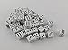 Zittop 100 Pack Standard Game Dice - 8mm